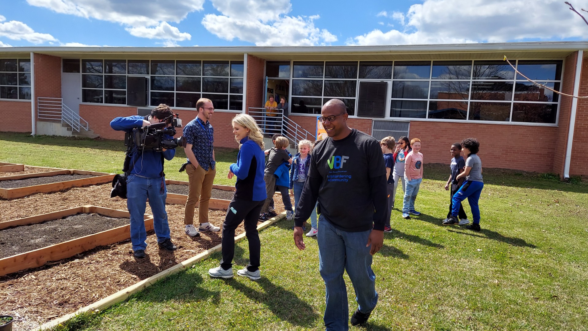 News Channel 5 Visit Byars Dowdy School Garden