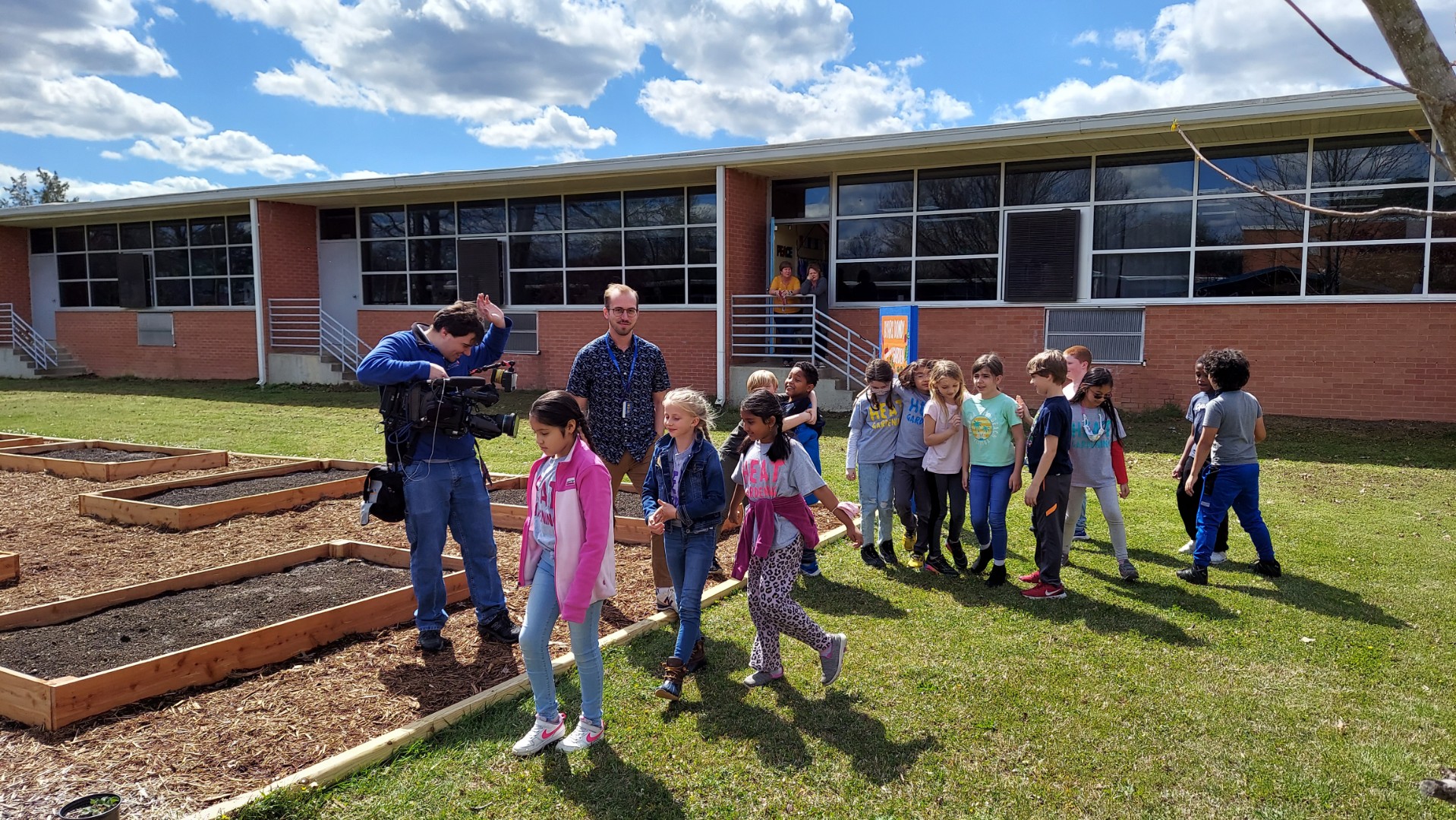 News Channel 5 Visit Byars Dowdy School Garden