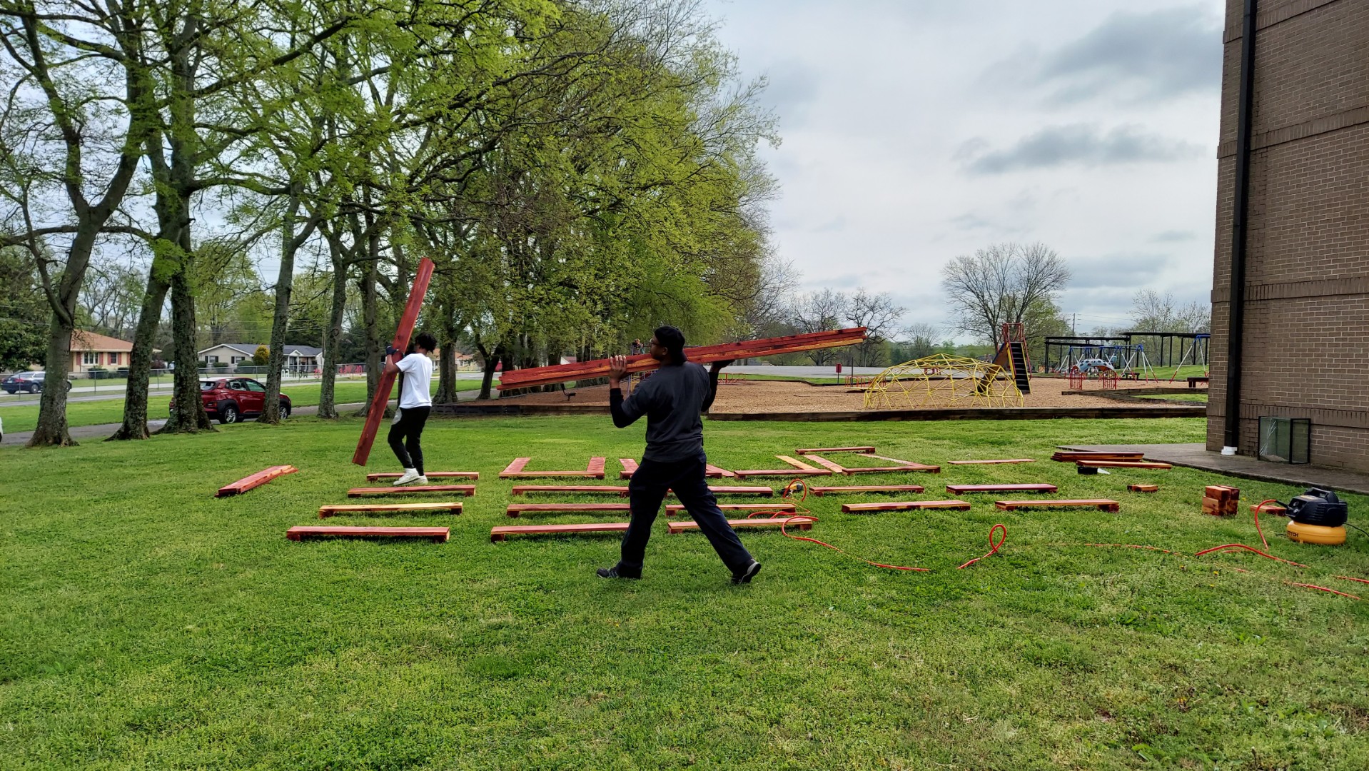 Sam Houston Elementary Garden - Vine Branch Fellowship