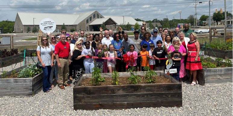 Lebanon Community and Education Garden Ribbon Cutting